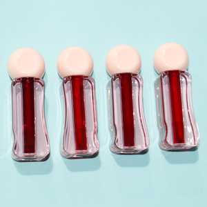 Brillo de Labios Vegano No Pegajoso al Por Mayor de Alta Pigmentación en Botella Curva Brillante con Etiquetado Personalizado a Prueba de Agua Aceite Labial Mineral Tipo Jalea - Product Image 5