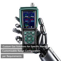 Détecteur de fuite de gaz 5 en 1 à aspiration de pompe de haute précision SO2F2 F2 HF C2H2 CS2 SF6 C2H4 C2H6O H2O2 alarme multi-gaz PID