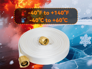 Tuyau d'irrigation haute température pour l'agriculture, 10 bars, 3 pouces, tuyau plat pour pompe à eau, 100 m, tuyau d'incendie en toile - Product Image 5