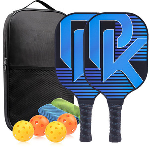 Peak Fiberglass Pickleball Paddle Standard Shape Anti <b>Slip</b> Training With Carry Bag - Product Image 4