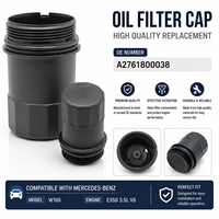 Tapa de Filtro de Aceite de Motor Resistente al Calor para Mercedes-Benz W166 E350 3.5L V6 OE A2761800038, Piezas de Repuesto de Alto Rendimiento