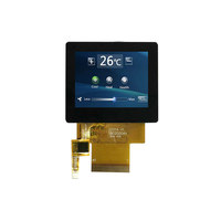 Layar LCD Temperatur Lebar 2 Inci Kustom 480x360 MIPI -30 ° C hingga 85 ° C LCD TFT Kecerahan Tinggi 820nits Dengan Sentuhan Kapasitif