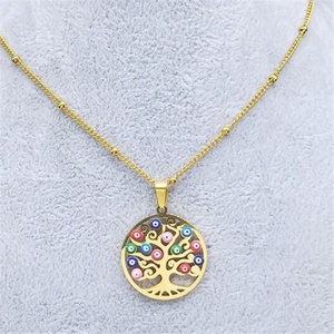 Yiwu Aceon acciaio inossidabile più nuovo musulmano Islam gioielli regalo Fashion Design <span class=keywords><strong>turchia</strong></span> occhio albero della vita ciondolo con ciondolo - Product Image 4