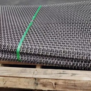 304 Stainless Steel Crimped Wire Mesh Acid <b>Alkali</b> Resistant Woven Screen for Chemical Filtration Aquatic Equipment Guard - Product Image 4