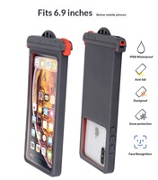 Étui étanche pour téléphone portable avec cordon, IPX8, pour la plongée, les sports nautiques, la plongée avec tuba, la plage, la natation