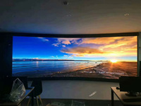 Écran LED COB P1.56 ultra-fin personnalisé HXTody, panneau mural vidéo intérieur, écran publicitaire en aluminium moulé sous pression, IP43