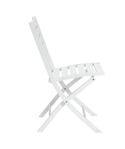 Blanco <span class=keywords><strong>plegable</strong></span> ocio Patio Bistro comedor conjunto muebles al aire libre jardín café <span class=keywords><strong>mesa</strong></span> de aluminio y sillas de 2 plazas - Product Image 3