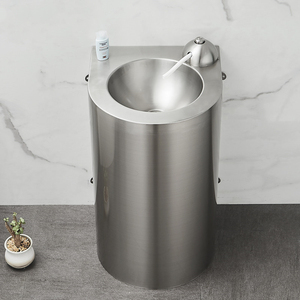 Unità Combo WC e Lavabo Monoblocco in Acciaio Inox 304, Resistente ai Vandalismi, Montaggio <span class=keywords><strong>a</strong></span> Pavimento per Strutture Correzionali ad Alta Sicurezza - Product Image 2