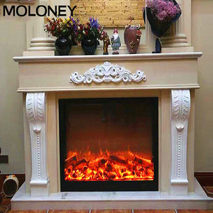 Chimenea de carbón simulada con <span class=keywords><strong>fuego</strong></span> digital, soporte de TV de inserción de chimenea de 36 "con base opcional, chimenea electrónica de 110-220V - Product Image 1