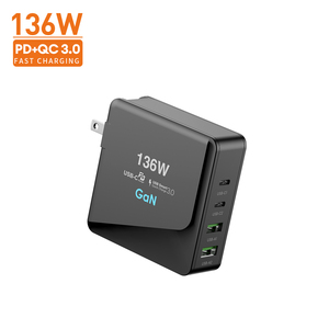 Produits à <span class=keywords><strong>vendre</strong></span> <span class=keywords><strong>sur</strong></span> <span class=keywords><strong>Amazon</strong></span> Wall USB Charger 100W Fast Type-C Pd QC Gan Mobile Phone Portable Charger EU US - Product Image 4