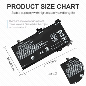 OEM 15.4V 63.3Wh 4112mAh Overcharge Protection TE04XL <b>Battery</b> for HP OMEN 15-AX202NA 15-AX205NW Safe <b>Battery</b> - Product Image 2