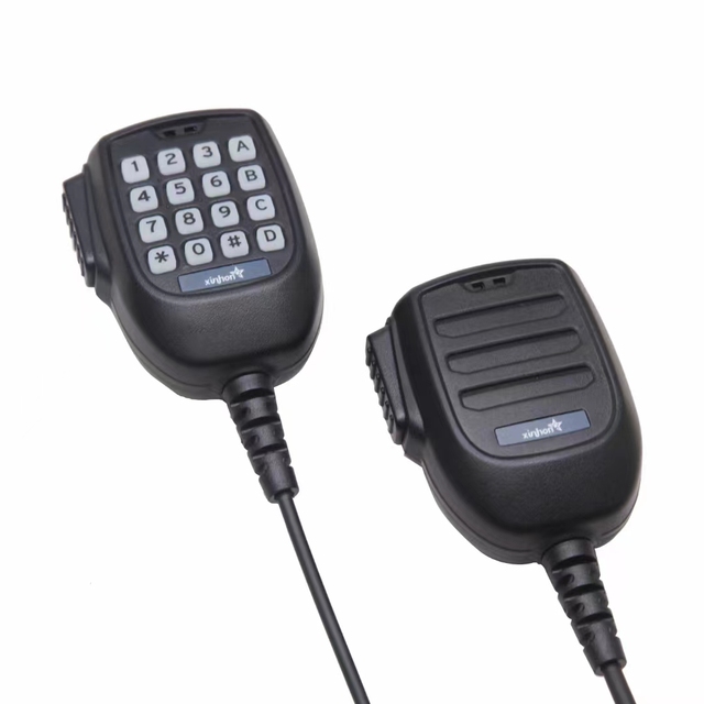 Handheld Walkie-Talkie Microphone KMC-62 KMC-60 for NX-1700DE NX-3720E NX-3820E NX-5700E Mobile Transceiver Wired Cardioid