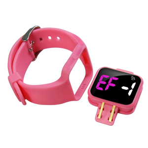 Montre de sport LED carrée numérique légère pour enfants mignons montre électronique de luxe adulte étudiant alarme de coque en silicone - Product Image 4