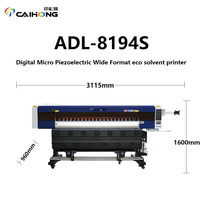 Adecuado para Impresora de Inyección de Tinta Eco-solvente Automática I3200 de 4 Cabezales, Máquina de Cartelería Fotográfica para Exteriores de 1.8 Metros con Bomba Eléctrica Nueva