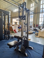 Appareil de musculation multifonctionnel autoportant à double câble croisé, réglable, pour entraînement fonctionnel des bras, usage domestique et commercial