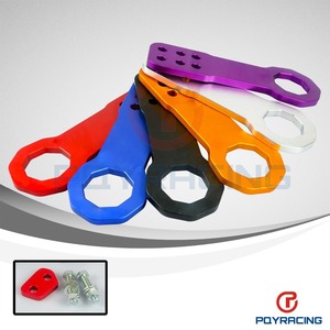 Gancho de remolque PDM de acero con 6 orificios para Honda Civic CRX Intrepid RSX, color negro - Product Image 5