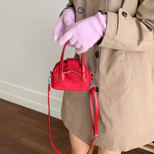 Yeni stil çocuk çantası kızların Retro çanta High-end yay Mini çapraz vücut çanta - Product Image 5