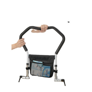 Bedside Handrail With Adjustable Height For Elderly Assistance Support <b>Rail</b> For <b>Bed</b> And Sofa Safety Railing Aid - Product Image 3