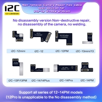 I2C caméra arrière sans soudure réparation Flex pour iPhone 11 12 13 14 Pro Max changement de caméra arrière Kit de réparation de fenêtre pop-up