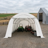 Eversteeam ES-CST1230 3.6x12m Toit en acier galvanisé robuste, imperméable, résistant aux UV, coupe-vent, moderne, simple, nature, extérieur