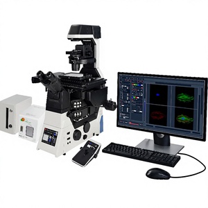 <span class=keywords><strong>Microscope</strong></span> <span class=keywords><strong>confocal</strong></span> BestScope BCF296 avec détecteur PMT 4 canaux et champ de vision de 25 mm pour la recherche scientifique en biologie - Product Image 1