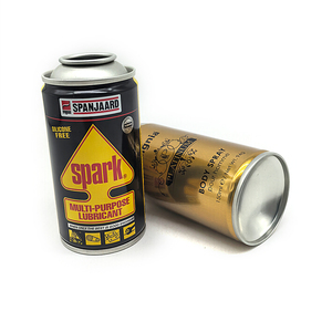 กระป๋องสเปรย์ยุโรป ความดัน <span class=keywords><strong>15</strong></span>/18 บาร์ กระป๋องเปล่าทำจากเหล็กเคลือบ  โลโก้และขนาดตามสั่ง คุณภาพสูง - Product Image 3