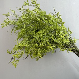 LO-1102 <span class=keywords><strong>Plantes</strong></span> artificielles en caoutchouc souple, feuilles de pampa persan, fougère et sélaginelle, pour la décoration intérieure et les arrangements floraux en salle d'exposition - Product Image 4