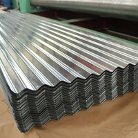 Tôle de Toiture en Acier Ondulé PPGI, Calibre 28, 1mm 2mm, pour Toiture Métallique, Bon Prix Usine