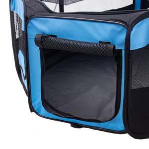 <b>Portable</b> <b>Dog</b> <b>Fence</b> 8 Panels Puppy Exercise Pen Foldable Circular Outdoor <b>Dog</b> Playpen Kennel <b>Fence</b> - Product Image 6