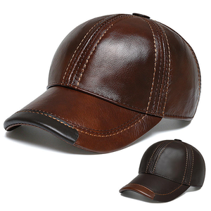 Gorra de Béisbol de Cuero Importada Personalizada, Diseño Delgado de 6 Paneles, Estilo Deportivo Vintage, Transpirable, Moderna, Personalizable con Estampado - Product Image 6