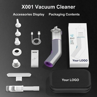 Auto-Detailing Akku-Staubsauger-Set X001 BLDC 12000Pa Professioneller Kabelloser Reiniger 13-25min Laufzeit für Großhandel