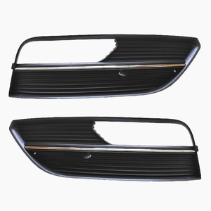 กรอบไฟตัดหมอก Audi A3 ปี 2013-2016 รุ่น Hatchback สีดำเงิน PPABS 8V3807681A/682A - Product Image 1