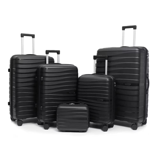 Juego <span class=keywords><strong>de</strong></span> <span class=keywords><strong>Maletas</strong></span> <span class=keywords><strong>de</strong></span> <span class=keywords><strong>Viaje</strong></span> <span class=keywords><strong>de</strong></span> 5 Piezas <span class=keywords><strong>de</strong></span> Material PP Simple <span class=keywords><strong>de</strong></span> Gran Capacidad y Alta Calidad, Fabricante Personalizado Directo, Maleta con Ruedas para Viajes - Product Image 3