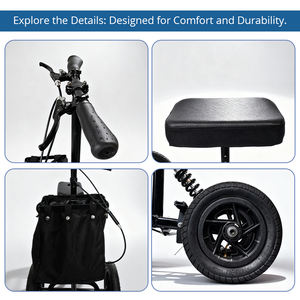 病院用ポータブル歩行器、高齢者や移動困難な方のための軽量設計、人間工学に基づいたハンドル付き - Product Image 6