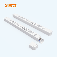 Alimentations LED YSD à PFC élevé 200W, 12V 24V 36V 48V 30W 60W 100W 150W, Série G, IP40, pour bandes LED