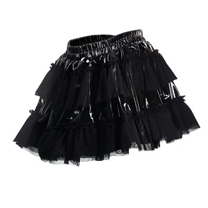 <span class=keywords><strong>Minigonna</strong></span> in garza PVC di grandi dimensioni per donna - Product Image 1