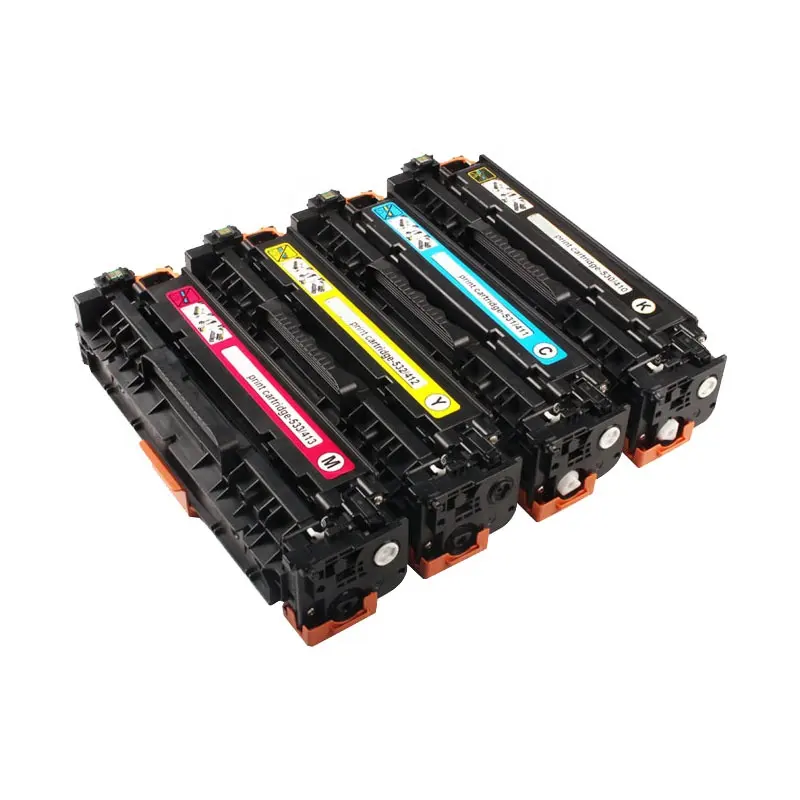 خرطوشات حبر طابعة من FULUXIANG متوافقة مع 304A CC530A CC531A CC532A CC533A لطابعة HP Laserjet CP2020/2025/CM2320 Canon LBP7200