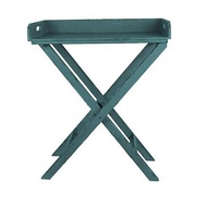 Table pliante moderne en bois massif brun shabby chic, écologique, certifiée BSCI et FSC, pour salon, 100 pièces, meubles en bois, style antique