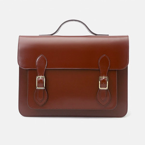 Bolso Satchel Zenos Clásico Retro de Cuero Genuino con Cierre Magnético y Detalle de Letra, Convertible en 3 Formas, para Uso Diario de Mujer, para Todas las Temporadas - Product Image 4