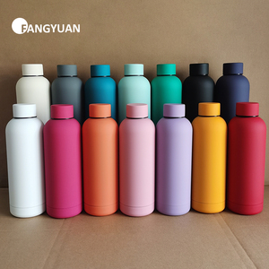 Termo de Acero Inoxidable de Boca Pequeña de 500 ml con Logotipo Gratuito, Botellas de Agua Personalizadas con Asa y Tapa para Bebidas - Product Image 3