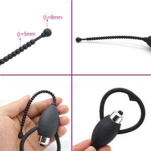 かわいいシリコン馬の目型スティックペニスプレグ尿道プラグバイブレーターなし尿道刺激器サウンディングロッド男性用オナニー用品 - Product Image 2