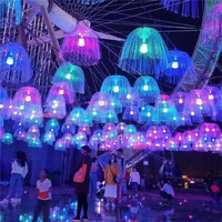 Lumière de plafond méduse tendance pour KTV, home cinéma, chambre à coucher, effet ciel étoilé, lumière à fibres optiques pour créer une ambiance