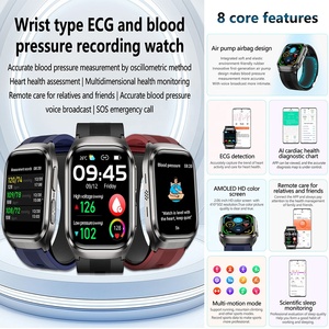 משאבת שקית אוויר חדש s17 ecg שעון חכם עם תיק אוויר reloj inteligente 2 לחץ דם בריאות ניטור שעונים חכמים - Product Image 2