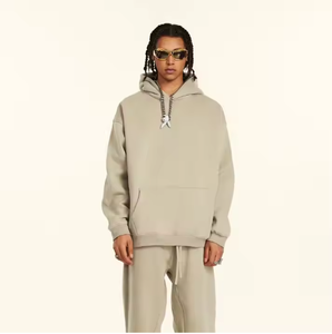 Dropshipping Vente en gros Sweats à capuche vierges en coton surdimensionnés personnalisés de haute qualité pour l'hiver Pull-over à capuche unisexe Plus pour hommes - Product Image 3