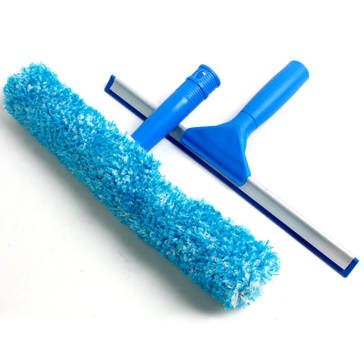 35cm 14inch Light weight Window washer and squeegee with 120cm long handle for window and glass cleaning