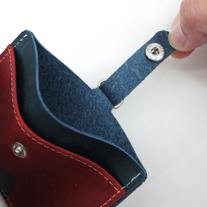 Boshiho Factory Leather Business Card <b>Holder</b> <b>ID</b> Badge <b>Id</b> Card with Strap Lanyard for Work Use - Product Image 4