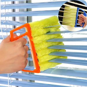 Paño de limpieza de microfibra para persianas, cepillo para ventanas, plumero para aire acondicionado, limpiador de ventiladores de coche, herramienta lavable al por mayor - Product Image 2