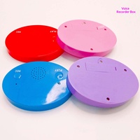 Boîte d'enregistreur vocal ovale personnalisable OEM, enregistrement de 30 secondes, jouet éducatif interactif, cadeau idéal pour bébé de 0 à 24 mois