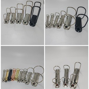YXQ 6 Ring <strong>Binder</strong> Mechanism Board <strong>Clip</strong> Nickel Plated Brass Metal Organizer <strong>Binder</strong> <strong>Clip</strong> for Stationery Use Made in China - Product Image 5