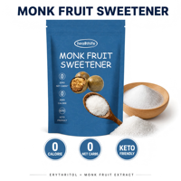 Poudre d'édulcorant Healthife à base de fruit du moine et d'érythritol – Fournisseur OEM pour marques privées